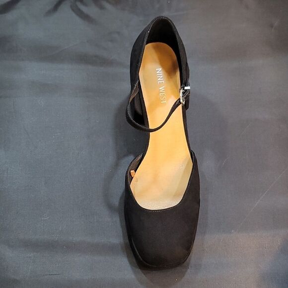 BRAND NEW NINE WEST WOMEN’S CHUNKY HEEL PLATFORM SHOE - Picture 12 of 16